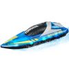 Christmas gifts! VEVOR RC Boat 2.4 GHz Remote Control Racing Boat 12 km/h Kids Adults Gift Blue