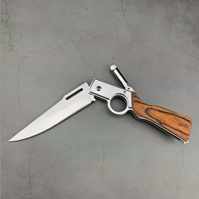 Tactical Folding Knife - Stainless Steel Blade with Ergonomic Handle