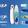 Stand Up Paddle Board 126"Ã—32"Ã—6" Extra Wide Thick Sup Board with Premium Sup Accessories & Backpack, Non-Slip Deck, Leash, Adjustable Paddle