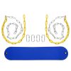 EVA+ Iron Swing + Hanging basket swing combination Blue Baby Swing
