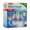 PIC Electric Insect Killer LED Light Bulbs â€“ Dual Function Bug Zapper & White Light â€“ Indoor/Outdoor Mosquito Control â€“ 2 Count