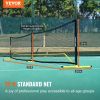 VEVOR Portable Pickleball Net System, 22FT Regulation Size Net, Weather Resistant Steady Metal Frame & Strong PE Net
