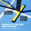 VEVOR Portable Pickleball Net System, 22FT Regulation Size Net, Weather Resistant Steady Metal Frame & Strong PE Net