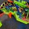 Nerf Zombie Driller Dart Blaster, 16 Nerf Elite Darts, Outdoor Games, Ages 8+