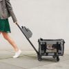 1PC Outdoor Rolling Cat Carrier with Litter Bag and Dual-use Pads
