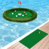 37.5" x 25.5" Oval Floating Golf for Pool Chipping