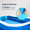 Inflatable Swimming Pool, Family Full-Sized Above Ground Swimming Pools with Air Pump Outdoor Backyard Lounge Pool YF