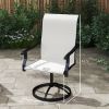 old SKU: 17761954 2pcs Patio Swivel Chairs ,Outdoor Garden Bench , Garden chair , Swivel Chairs Set of 2