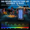 Large Electric Indoor Insect Killer 20w Powerful Mosquito Zapper Outdoor Black Insect Traps Indoor Flying Insect Traps Indoor Fly Trap Indoor for Home