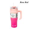 40oz Wall insulated Water Bottle, StainlessSteel Water Cup, For lce Water, lced Tea, CoffeeTo Keeps Drinks Cold, With Handle And StrawCover