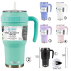 Steel Insulated Mugs i Break Reusable For Hot And Cold Drinks,Ldeal For Water,lced Tea,Coffee,Car Mugs Tumblers With Handle And Straw