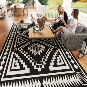 Reversible Outdoor Rug( Amazon Shipping)(Prohibited by WalMart) (Color: as picture)